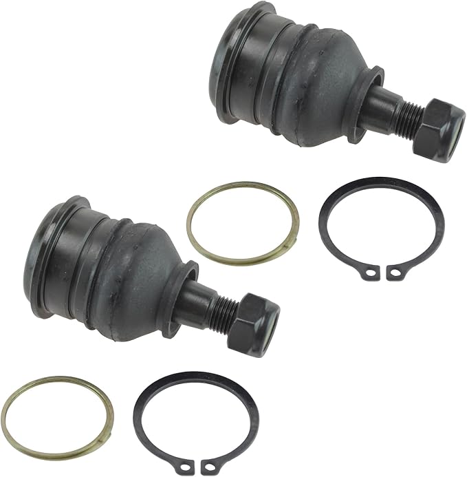 TRQ Front Lower Driver and Passenger Side Ball Joint Set Compatible with 2000-05 Toyota Echo 2004-06 Scion xA 2004-06 xB 2007-08 Toyota Yaris