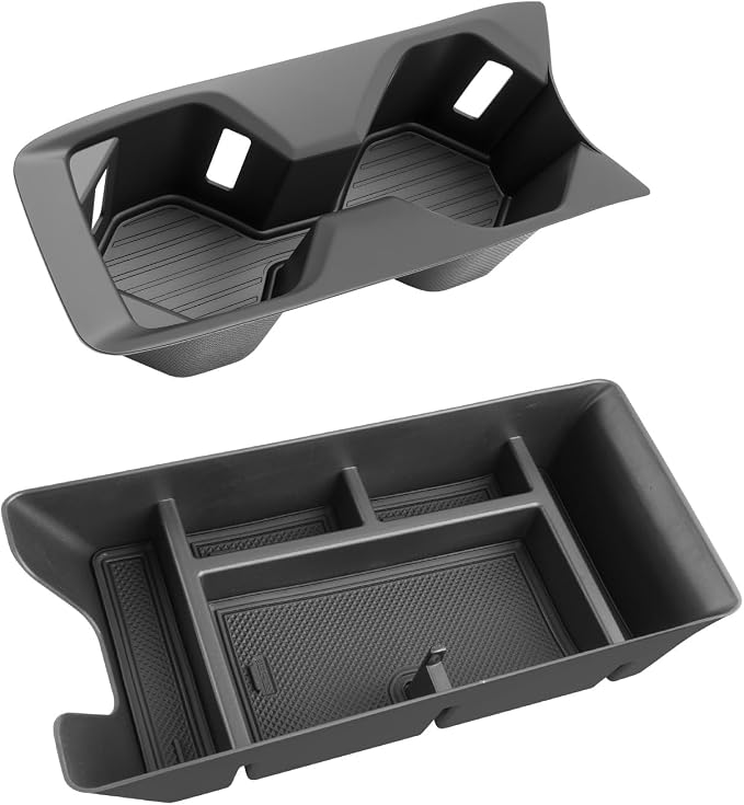 LUWU 2025 2026 Camry Accessories for 2025 2026 Toyota Camry Accessories Center Console Organizer Armrest Storage Box, Center Console Cup Holder Black 2-Pack