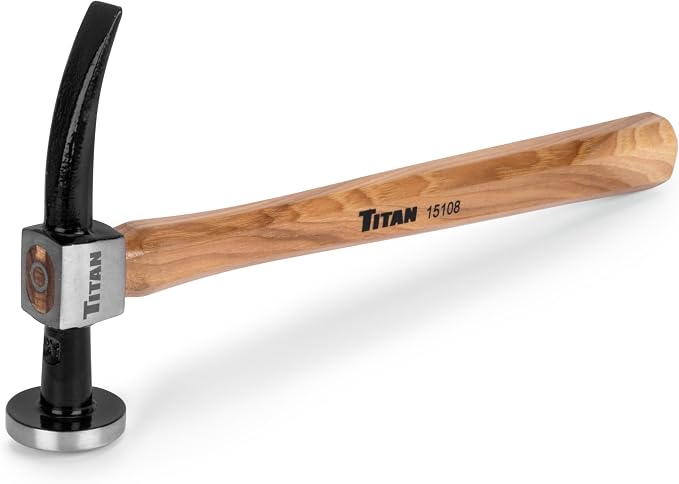 Titan 15104 4-Piece Professional Auto Body Hammer Set, High-Density Hickory Wood Handles