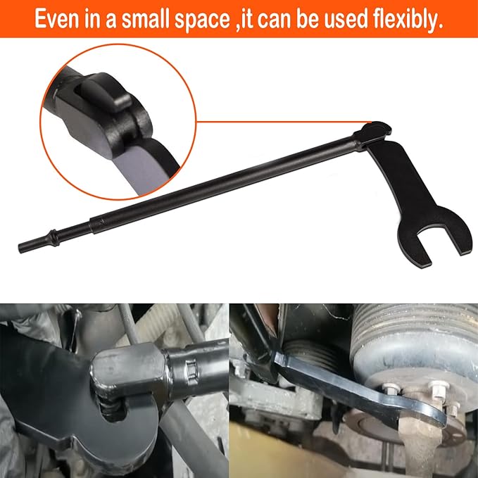 43300 Pneumatic Fan Clutch Wrench Kit Removal Tool Kit Compatible with Ford/GM/Chrysler/Jeep