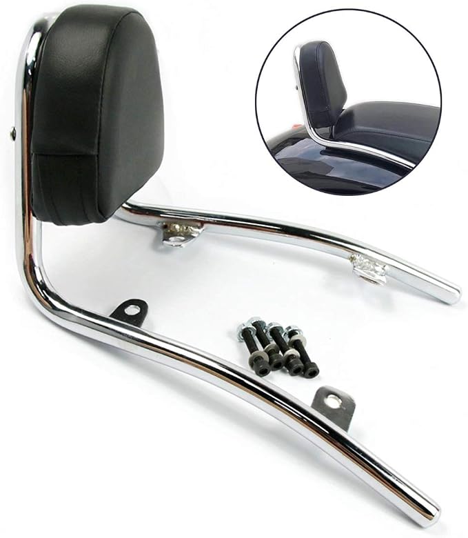 COPART Chrome Passenger Backrest Sissy Bar for Honda Fury VT1300CX 2010-2019 2018 2017 2016 2015