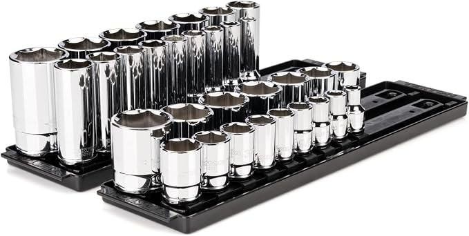 TEKTON 1/2 Inch Drive 6-Point Socket Set, 32-Piece | SHD92205