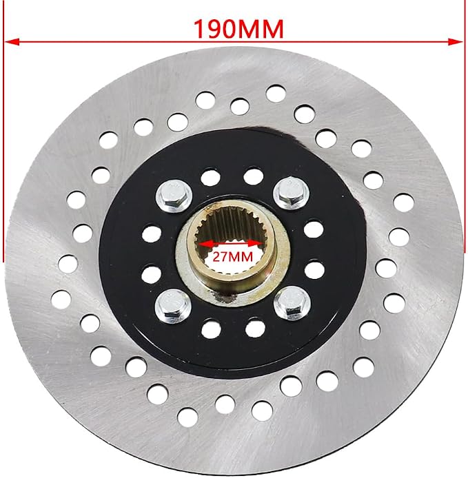 815mm /32'' Rear Axle Assembly Kit with Shaft & Hub & Chain & Brake Master Cylinder compatible with Buggy Go Kart Golf UTV ATV Accessories