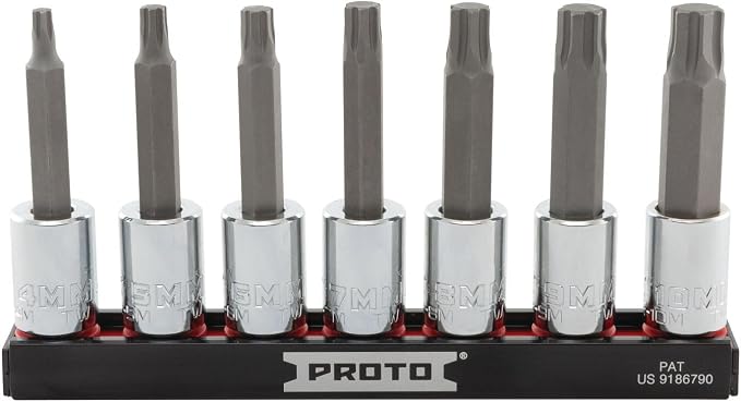 Proto J4990R7MM 7 Piece 3/8" Drive Advanced Hex Bit Socket Set - MM