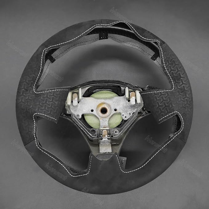 MEWANT Hand Sewn Steering Wheel Cover for Toyota RAV4 1998-2003/Celica 1999-2006/Corolla (US) 2003-2008/Matrix 2002-2008/MR2 1999-2007/Supra 1996-2002/Caldina 1997-2002