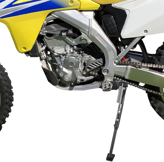 Xitomer Adjustable Kickstand Compatible with RM-Z250 2007-2013 & RM-Z450 2005-2007 - 7-Position Aluminum Sidestand with Wide Footpad