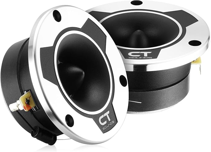CT Sounds TX-35C 3.5” 480-Watt Titanium Super Tweeters, Pair