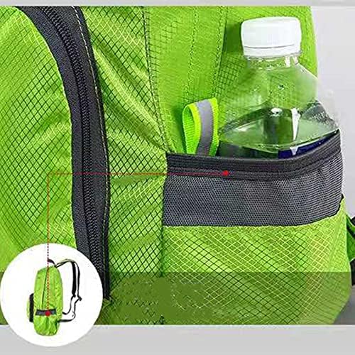 Lightweight foldable backpack outdoor mountaineering bag travel backpack blue