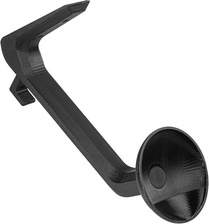 Fire for Helmet Wall Mount Display - Unique Floating Display for Helmets, Jackets, and Masks - Matte Black