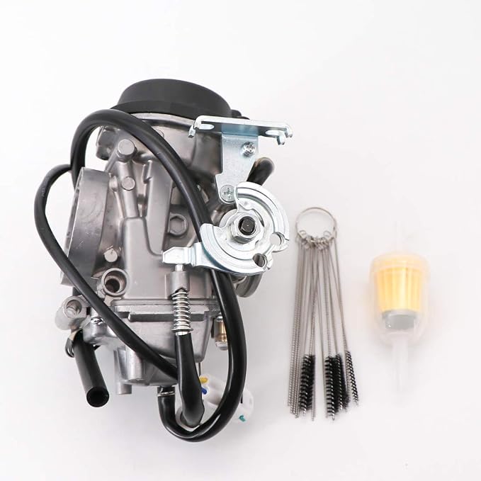 KIPA Carburetor for Suzuki DRZ400 DRZ 400 DRZ400SM DRZ400S 2005-2018 Replace # 13200-29FB4 With Filter & Carbon Dirt Jet Cleaner Tool Kit Durable