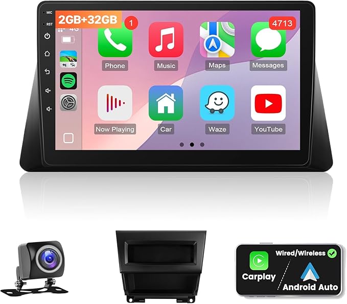 Leadfan Car Stereo Radio for Honda Accord 2008 2009 2010 2011 2012 2013 with Carplay Android Auto, 10.1 Inch Screen for Honda Accord Car Play with GPS Navigation SWC FM Bluetooth Backup Camera