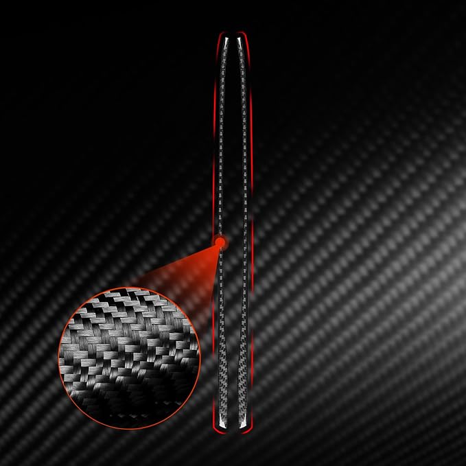 Soft Real Carbon Fiber Compatible with Nissan Altima 2013 2014 2015 2016 2017 2018 Interior Accessories Center Console Car Gear Shift Panel Decorative Strip Cover