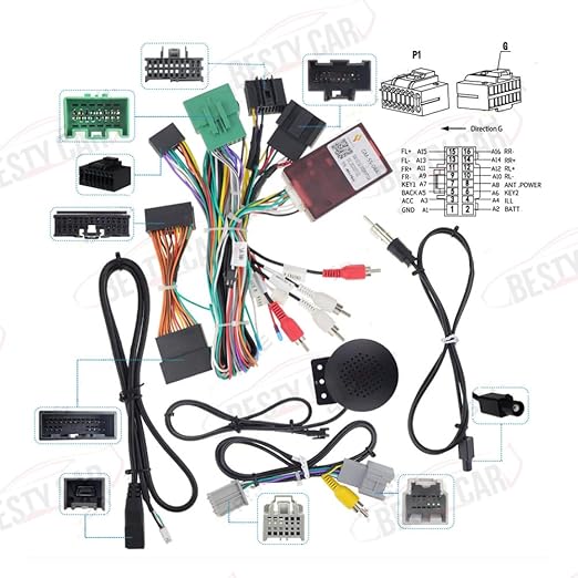 16pin Car Stereo Radio Power Retrofit Wiring Harness Cable Adapter fits for Chevrolet Silverado Trailblazer Colorado
