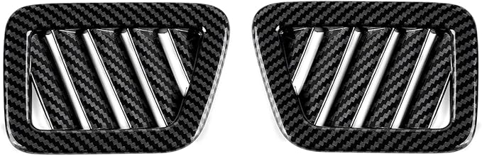 Car ABS Carbon Fiber Sticker Side Air Vent Outlet Cover Interior Trim Decal for Chevrolet Colorado/GMC Canyon 2023 2024 2025 2026 Accessories