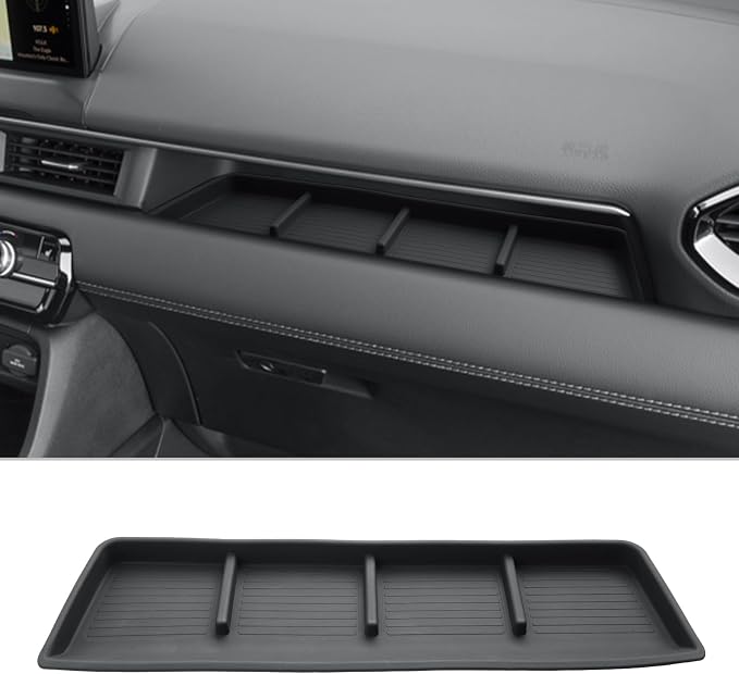 CDEFG for 2026 Honda Pilot Center Console Organizer Passenger Storage | 2026 Honda Pilot Accessories, Front Row Passenger Dashboard Storage Tray, Silicone Material
