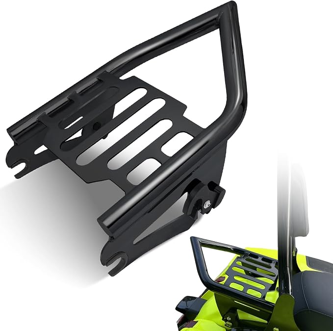 Detachable Mounting Luggage Racks for 2009-2025 Harley Davidson Touring Street Glide/Electra Glide/Road King/Road Glide (Black)