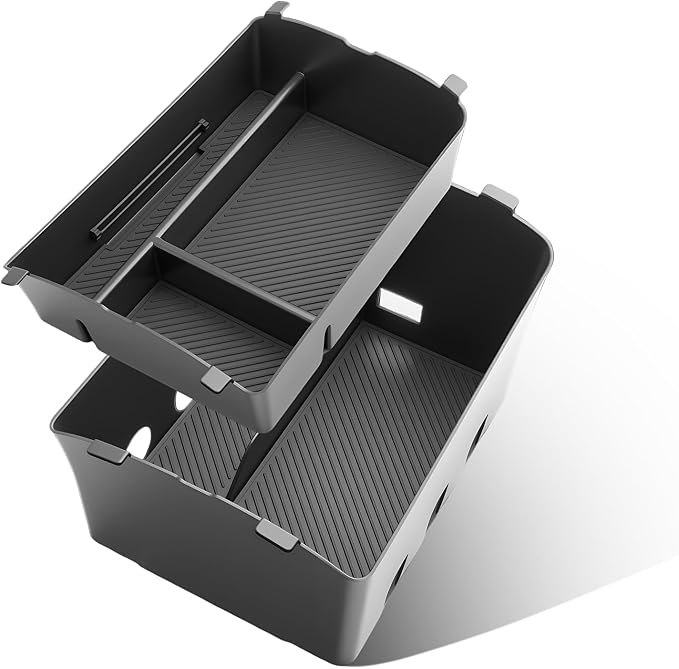 BIBIBO 2Packs for 2026 Hyundai Palisade Center Console Organizer 2026 Hyundai Palisade Calligraphy Console Tray 2026 Palisade Console Insert Tray 2026 Palisade (ONLY FIT 7-Seats Palisade Calligraphy)