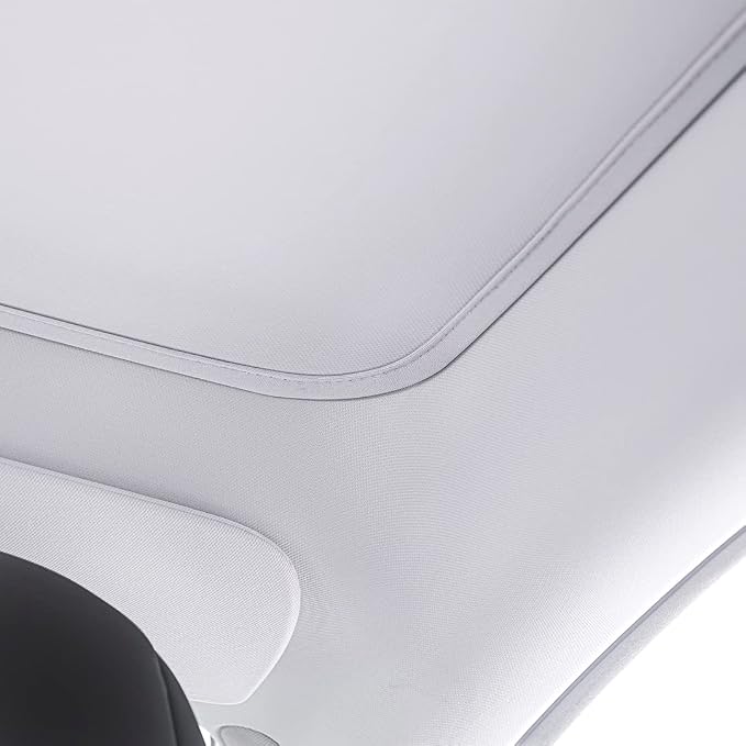 VION Tesla Model Y Roof Sunshade (2024-2020 Model Y) – Full Blackout (No Light Transmission), Cooler Cabin, Dual-Layer Fabric with Graphene-Enhanced UV Coating, No Sagging – Gray