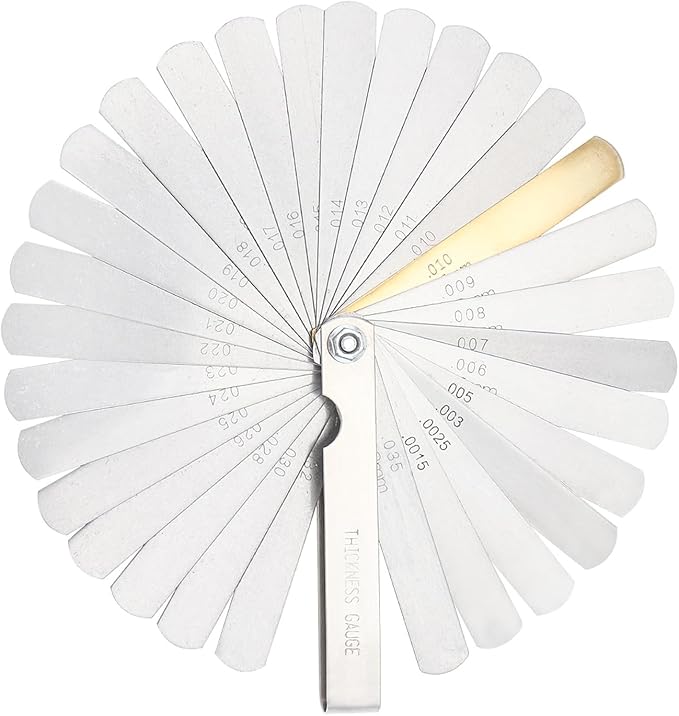 3inch Car Engine Piston Ring Compressor Tool Piston Installer Plier with Wrench and Feeler Gauge, Adjustable Sizes From 2-1/8 Inches To 7 Inches, Piston Ring Installer Removal Kit