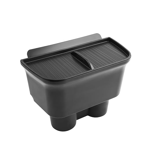 SXCY for 2025 2026 Toyota Sienna Trash Can for 2021-2026 Toyota Sienna Accessories Rear Seat [Not for Cool Box] [OEM-Fit] Waterproof Leak-Proof 2-in-1 Trash Bin & Organizer w/Lid Odor-Free Storage