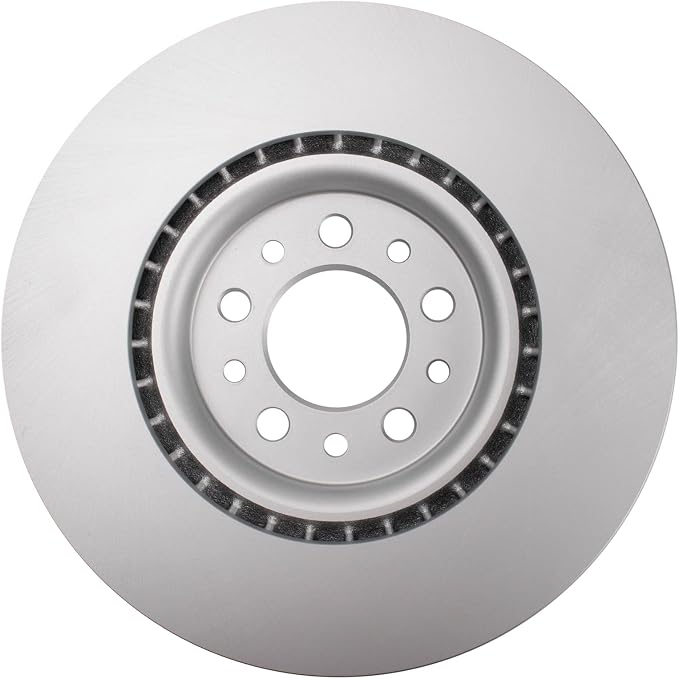 TRQ Front Brake Rotor Set G Coated Vented Compatible with 2015-2017 Chrysler 200 2014-2023 Jeep Cherokee 2023 Compass 2023 Dodge Hornet