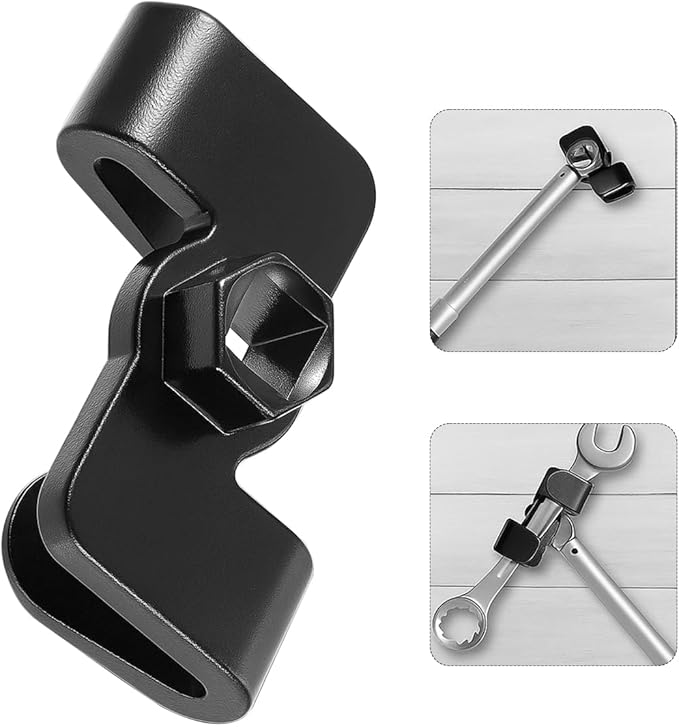 Car Wrench Extender Tool Bar, 2PCS Vehicle Wrench Extension Amplifier Tool for 1/2 Inch Drive Breaker Bars, Auto Wrenches Extension Leverage Accessories, Universal for SUV RV Truck