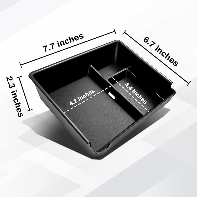 Muslogy Dashboard Storage Box & Console Organizer Compatible with 2024 2025 Tacoma & 2025 4Runner Accessories