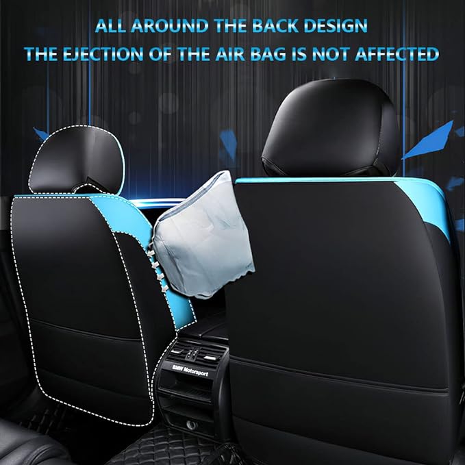 Car Seat Cover 7 Seats for Toyota Highlander 2001-2026, Durable Wear Resistant Waterproof Seat Covers, Breathable No Odor Premium Leather Vehicle Interior Accessories.(7 Luxury,Black)
