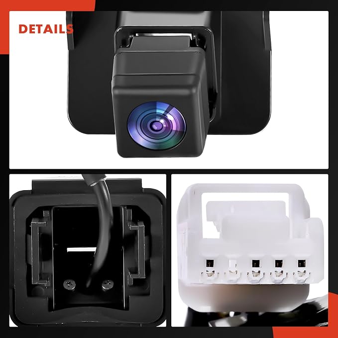 A-Premium Rear View Backup Camera Compatible with Mazda | Parking Camera for 2014 2015 2016 3/3 Sport - Replace# BHN967RC0