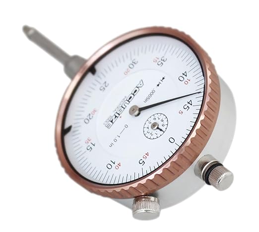 Accusize 0-1" Dial Indicator, Resolution: 0.0005", P900-S099 | 0-1" x 0.0005", AGD2 Style, Lug Back