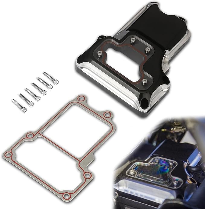 Twin cam Clarity top Transmission Covers for Harley Davidson Touring Glide Dyna Fatboy Street Wide Glide 2007-2017 FLT Touring CNC Aluminum Machine(Contrast Cut)
