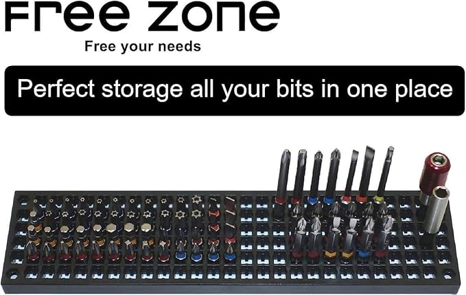 CONQUER Mini Dual Ratchet Socket & FREE ZONE Bit Organizer – Compact Precision & Organized Storage Kit