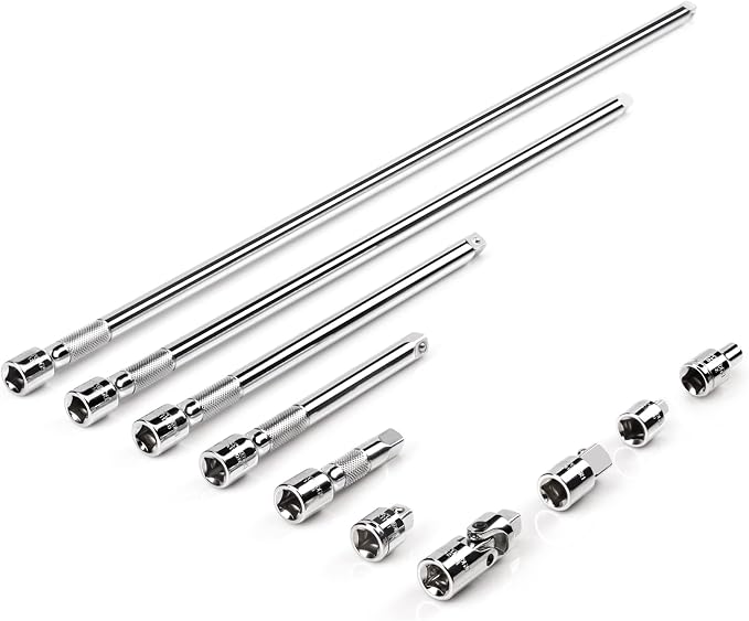 TEKTON 3/8 Inch Drive Accessories Set (10-Piece) | SHA91013