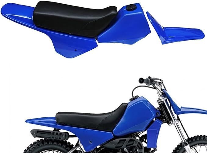 JFG RACING Fairing Plastic Gas Tank Kit Rear Fender - PW80 PW 80 - Blue