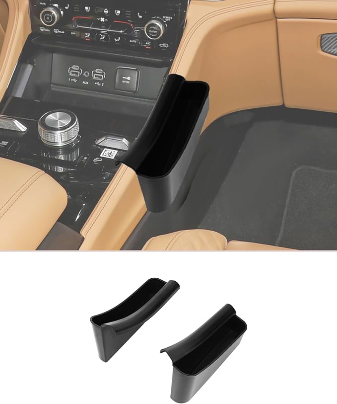 Hoolcar Center Console Gear Shift Storage Box Tray Organizer Accessories Fit for 2021 2022 2023 2024 2025 2026 Jeep Grand Cherokee Interior Accessories, Black