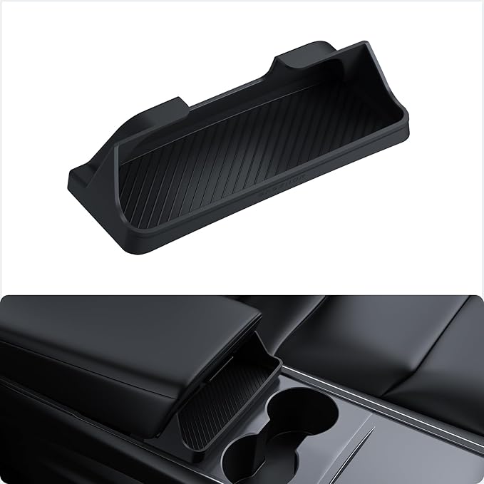 BASENOR Tesla Model Y Trash Can and Model Y Center Console Sunglasses Holder