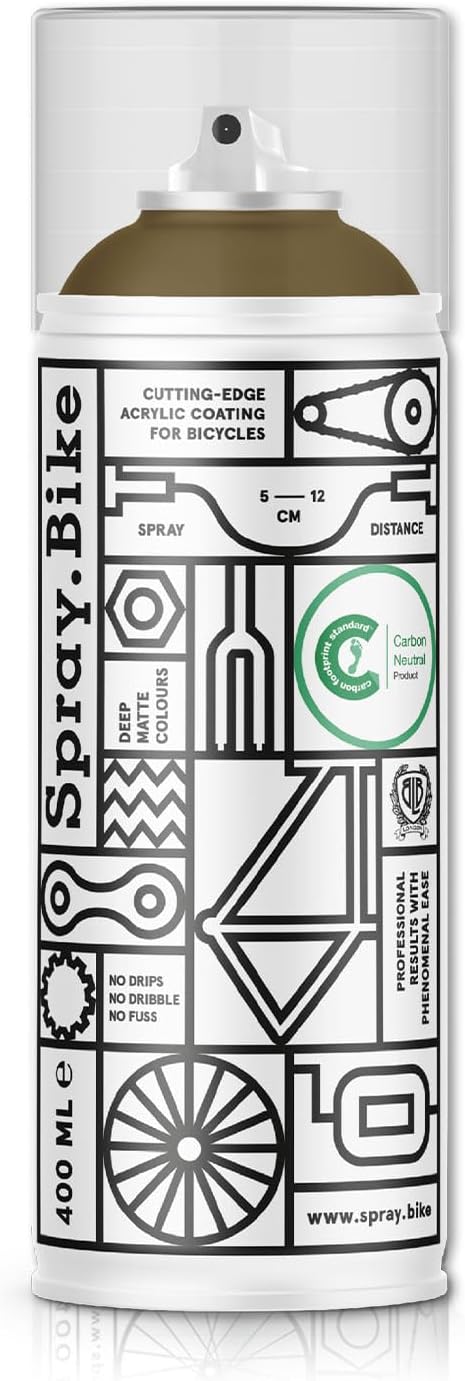 Spray.Bike Spray Paint | Designed Mainly for Bicycles | Multi-Use Acrylic Spray Paint for Metal, Plastic | High Coverage Bike Paint, 400ml, Eagle