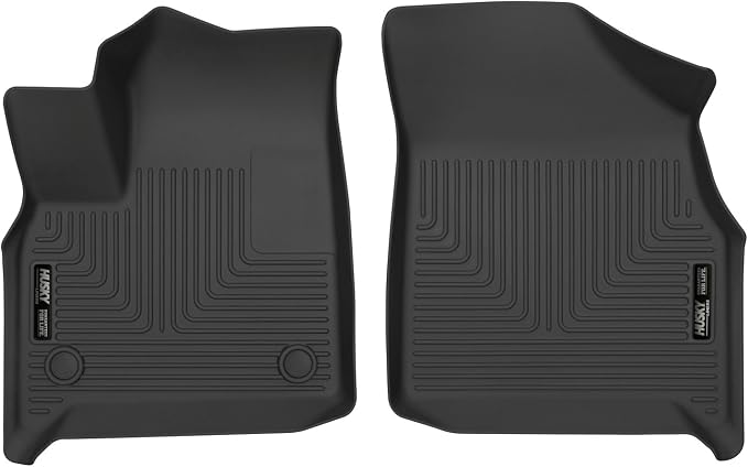 Husky Liners Weatherbeater Floor Mats | Fits 2018-2024 Buick Enclave & Chevrolet Traverse (2024 Limited Only) | Front Row, 2-pc Black - 13251