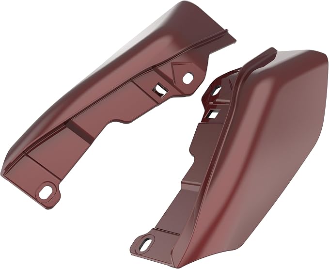 Color - Matched Mid Frame Air Deflectors Heat Shield, Perfectly Fit for Harley Touring Models 2009-2026 Stiletto Red