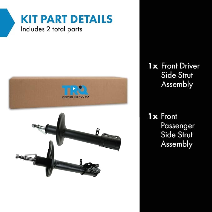 TRQ Front Strut Assembly Set Compatible with 1996-2000 Toyota RAV4