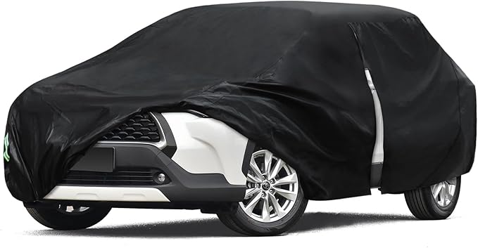 6 Layers Car Cover Waterproof All Weather for Automobiles, SUV Size A6 Universal Fit for Toyota RAV4 /4Runner, Honda CRV, Hyundai Santa Fe, Nissan Rogue, Audi Q5 (182-190 inch)