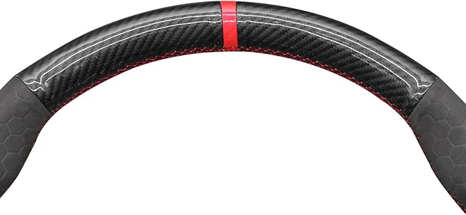 MEWANT Steering Wheel Covers for Dodge Ram 1500 TRX 2021-2024 Hand-Stitched Steering Wheel Wrap