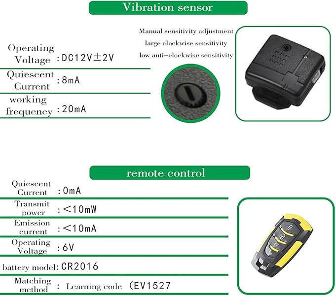 Central Car System Kit System Alarm Immobiliser Keyless Entry Locking Security