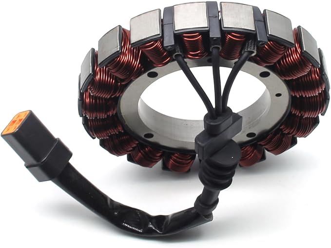 MZS Motorcycle Electric Stator Coil 30017-01 Compatible With Dyna 2004-2006 / Softail 2001-2006
