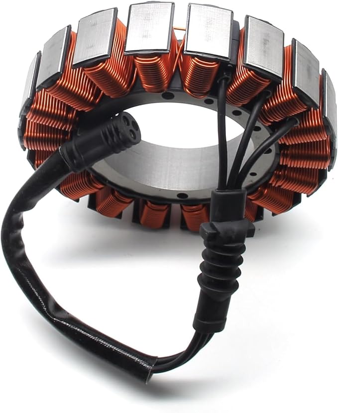 MZS Motorcycle Magneto Stator Touring Coil 29987-06 50 Amp 3-Phase Compatible with Road Glide 2006-2016 / Electra Glide 2006-2016 / Road King 2006-2016 / Street Glide 2006-2016 / Tri Glide 2009-2016