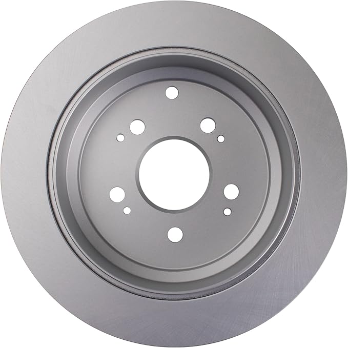 TRQ Rear Brake Rotor Set Solid G Coated Compatible with 2005-2010 Honda Odyssey