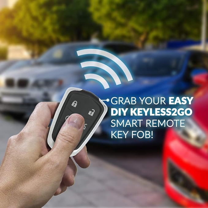 Keyless2Go Replacement 5 Button Proximity Smart Key for Cadillac CT6 HYQ2EB 13598538