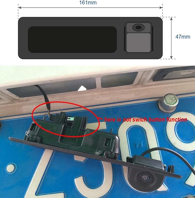 Handlebar Tailgate Opener Button Switch Rear Lock License Plate Lighting for BMW M3 F10 F11 F30 320LI 530i 328i 535li x3 x5 car Camera car
