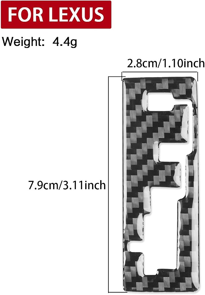 Soft Carbon Fiber Car Interior Media Control 1/Piece Decorative Sticker for Lexus RC300 350 200T 15-24 Carbon Fiber Interior Accessories