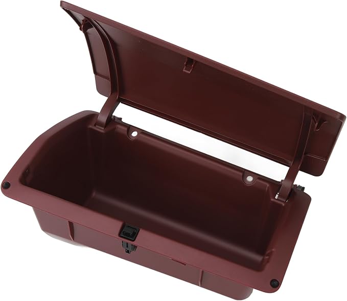 Acouto Dashboard Interior Storage Box for Vigo 20042014, Large Capacity, Material, (Red)